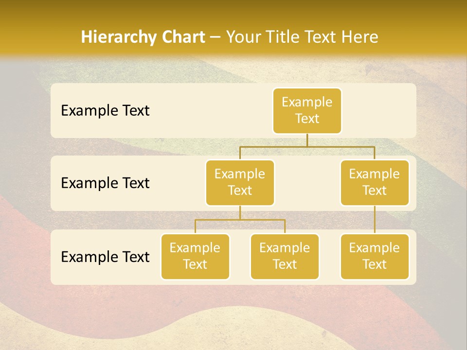 Layout Element Yellow PowerPoint Template