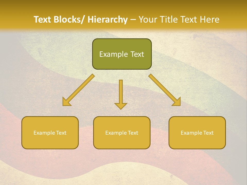 Layout Element Yellow PowerPoint Template