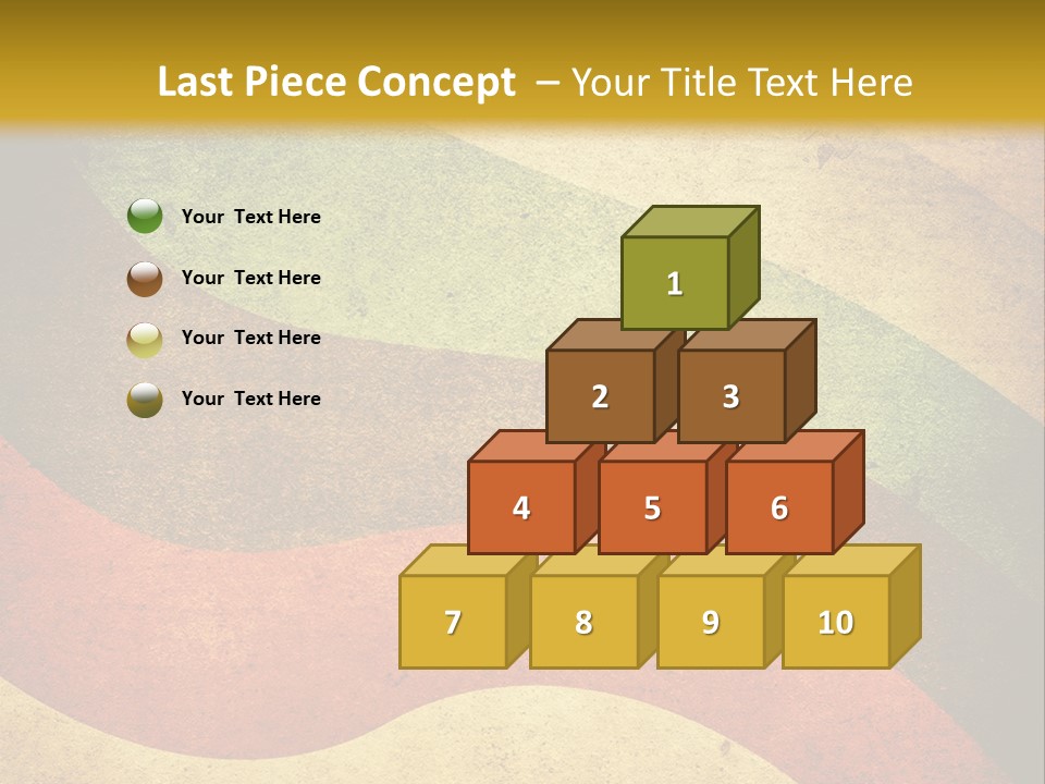 Layout Element Yellow PowerPoint Template