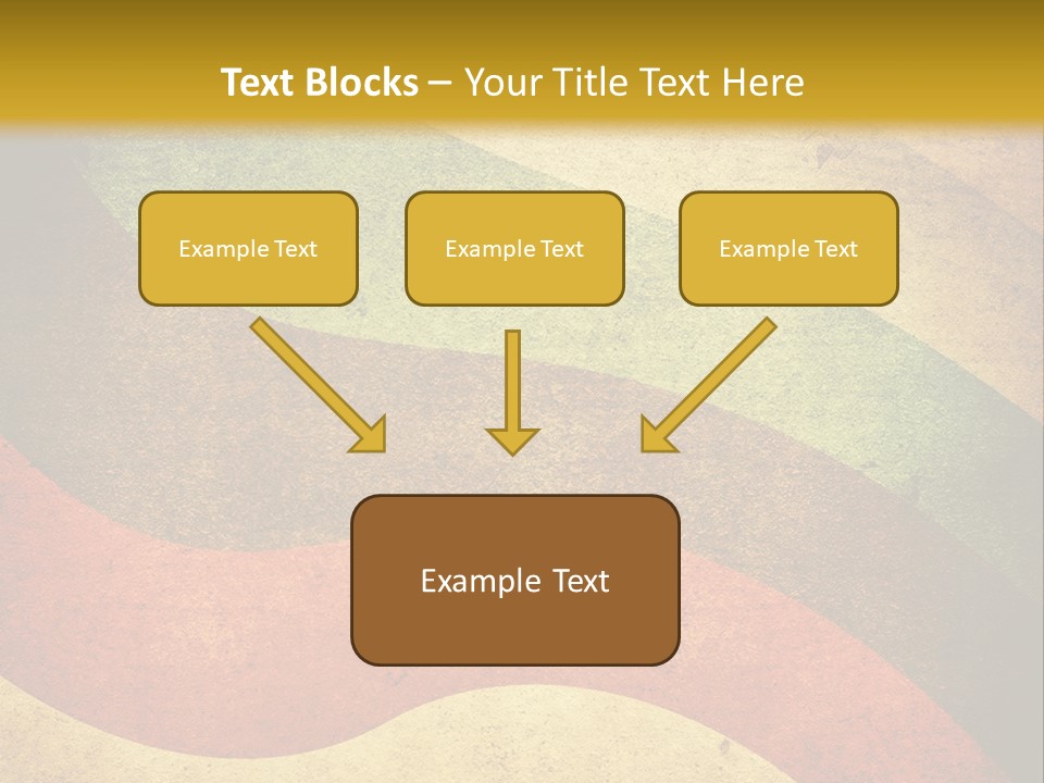 Layout Element Yellow PowerPoint Template