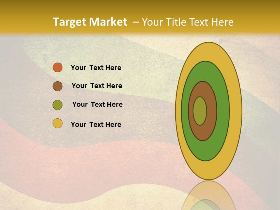 Layout Element Yellow PowerPoint Template