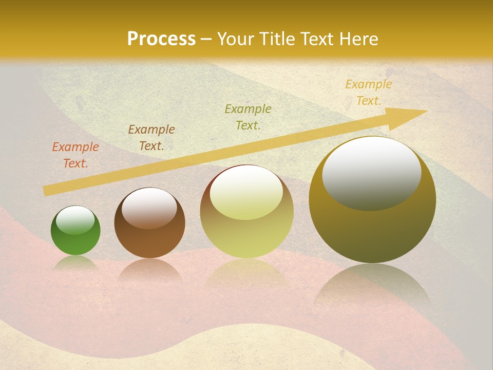 Layout Element Yellow PowerPoint Template