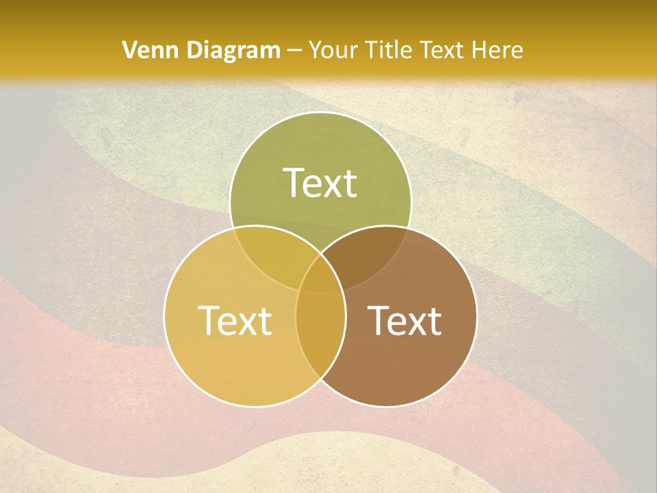 Layout Element Yellow PowerPoint Template