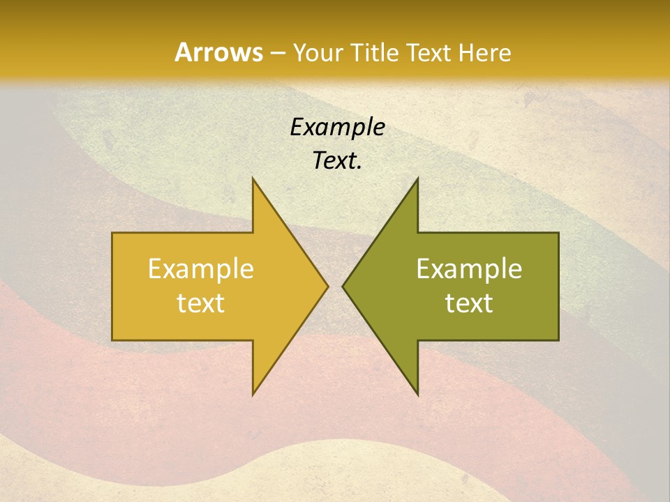 Layout Element Yellow PowerPoint Template