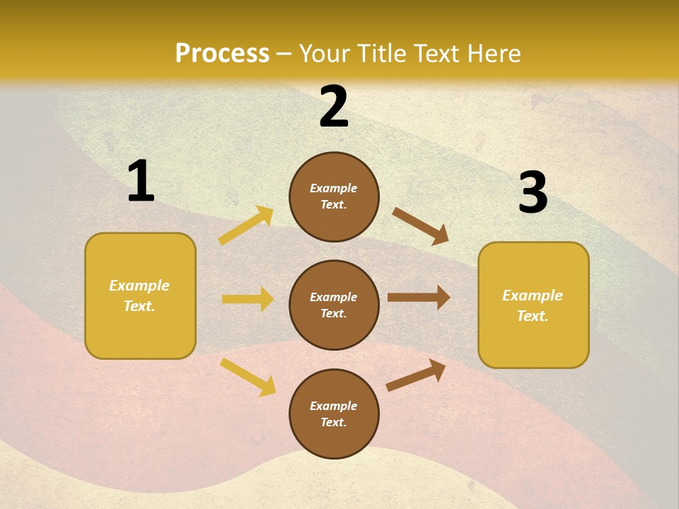 Layout Element Yellow PowerPoint Template