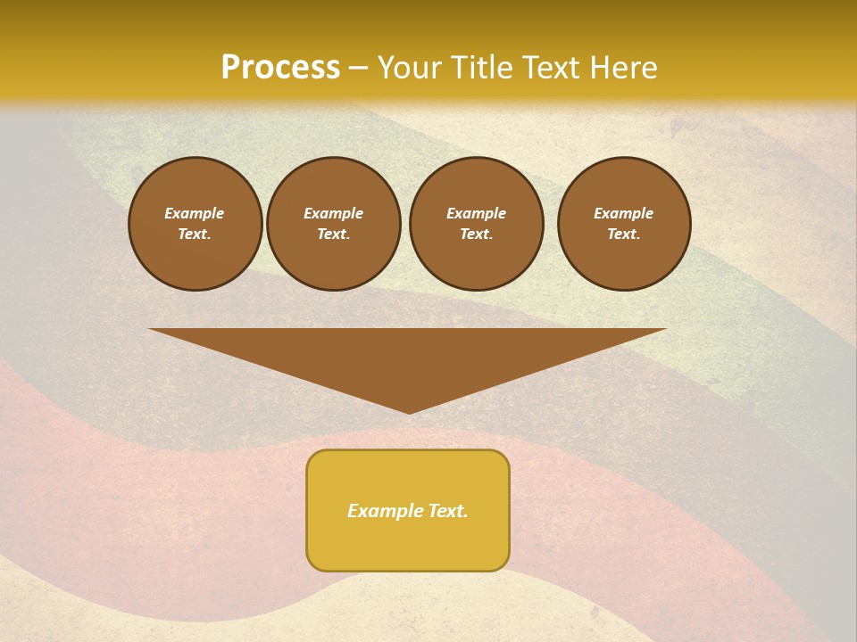 Layout Element Yellow PowerPoint Template