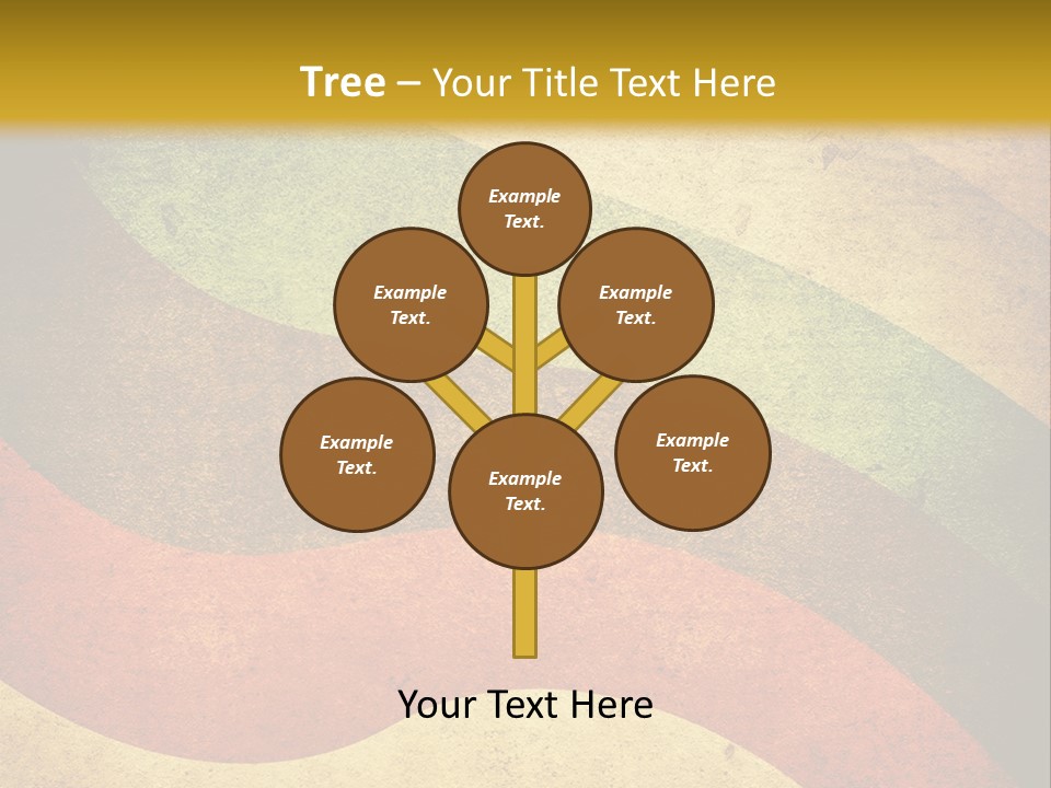 Layout Element Yellow PowerPoint Template