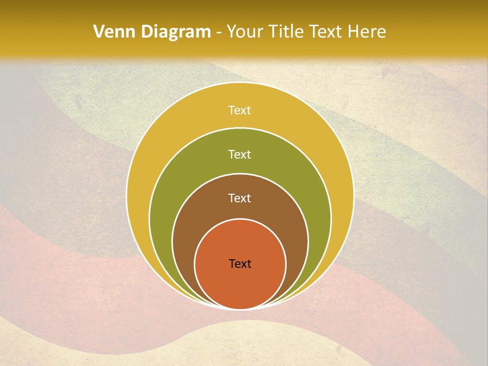 Layout Element Yellow PowerPoint Template