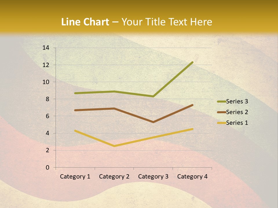 Layout Element Yellow PowerPoint Template