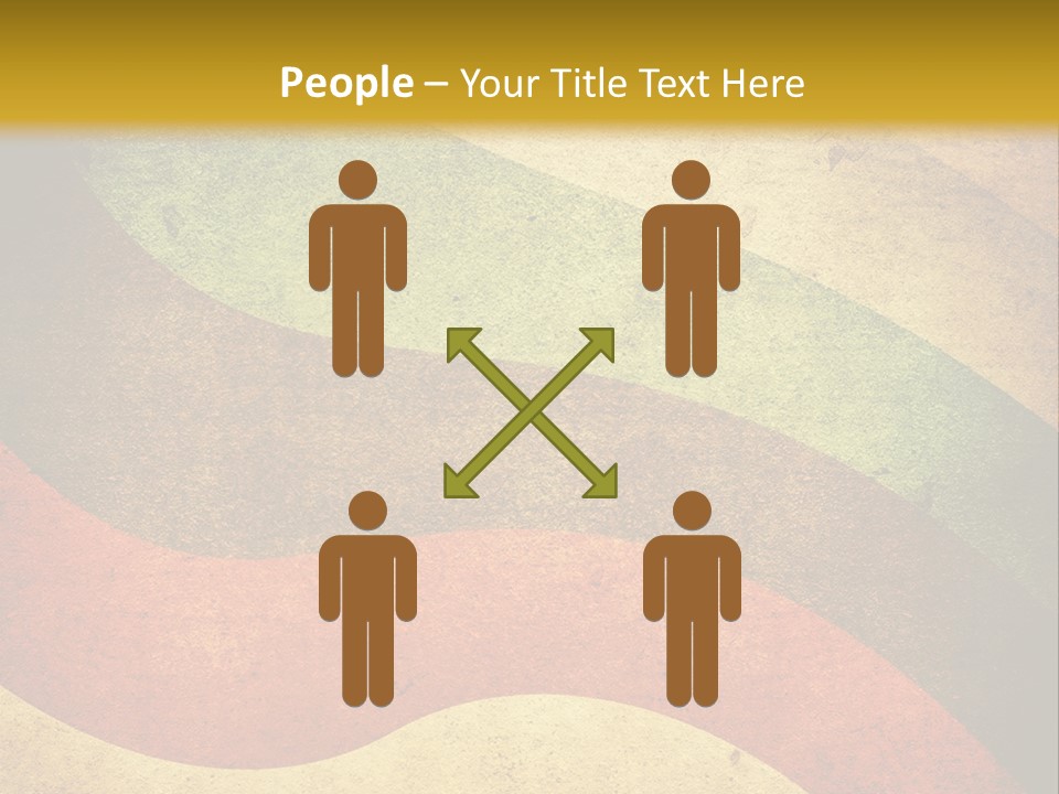 Layout Element Yellow PowerPoint Template