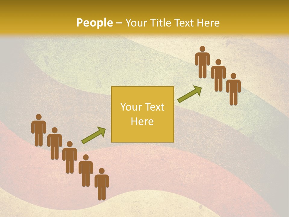 Layout Element Yellow PowerPoint Template