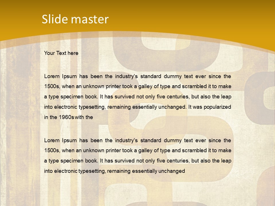 Grungy Background Design PowerPoint Template