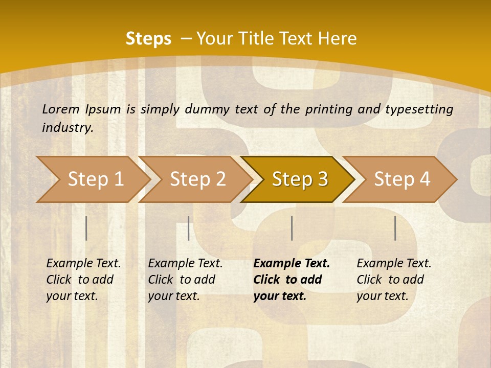 Grungy Background Design PowerPoint Template