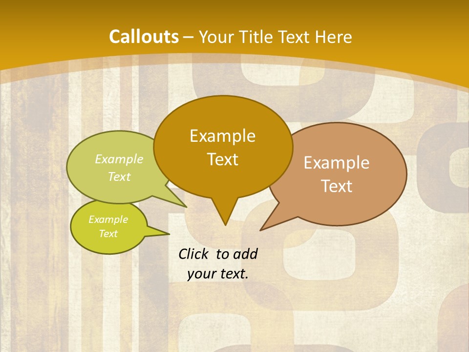 Grungy Background Design PowerPoint Template