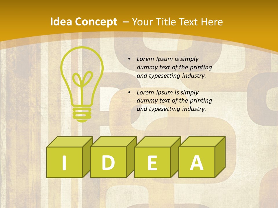 Grungy Background Design PowerPoint Template