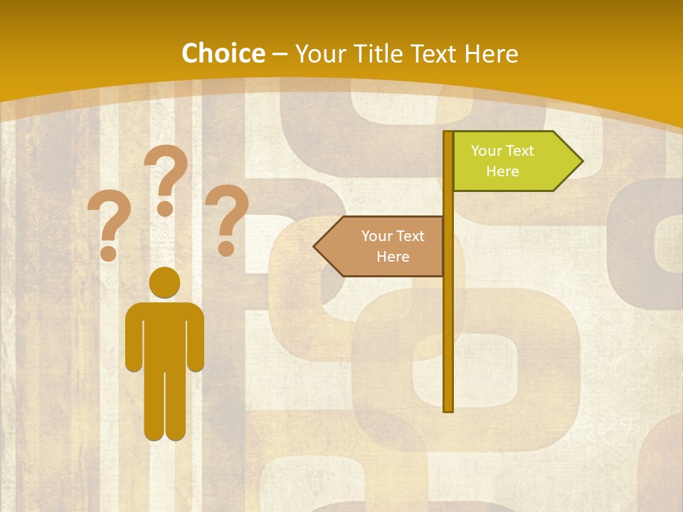 Grungy Background Design PowerPoint Template