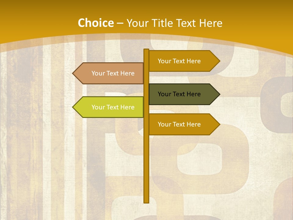 Grungy Background Design PowerPoint Template