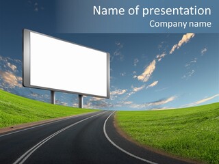 Advertisement Display Commercial PowerPoint Template