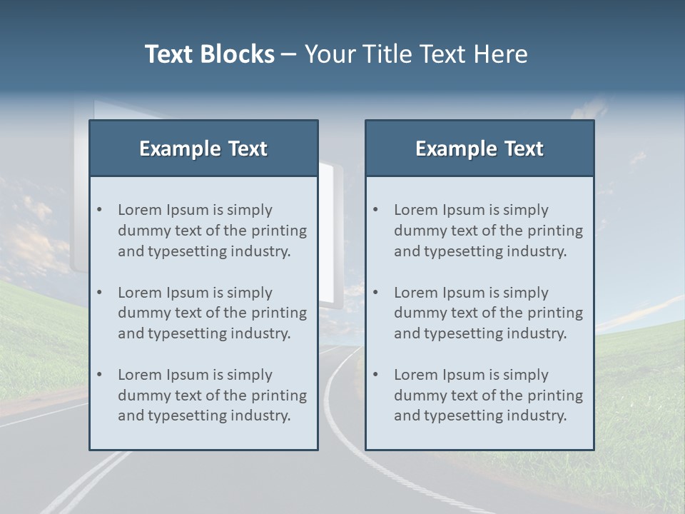 Advertisement Display Commercial PowerPoint Template