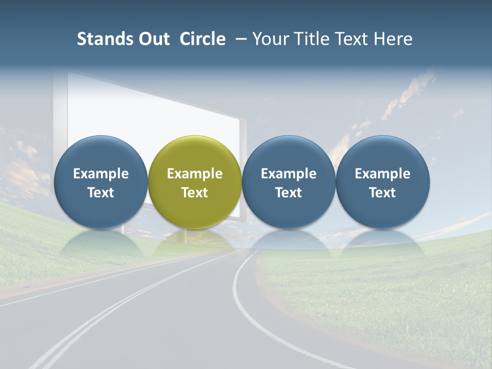 Advertisement Display Commercial PowerPoint Template