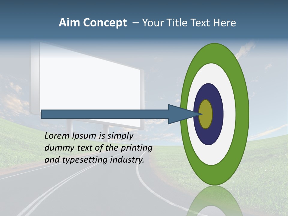 Advertisement Display Commercial PowerPoint Template