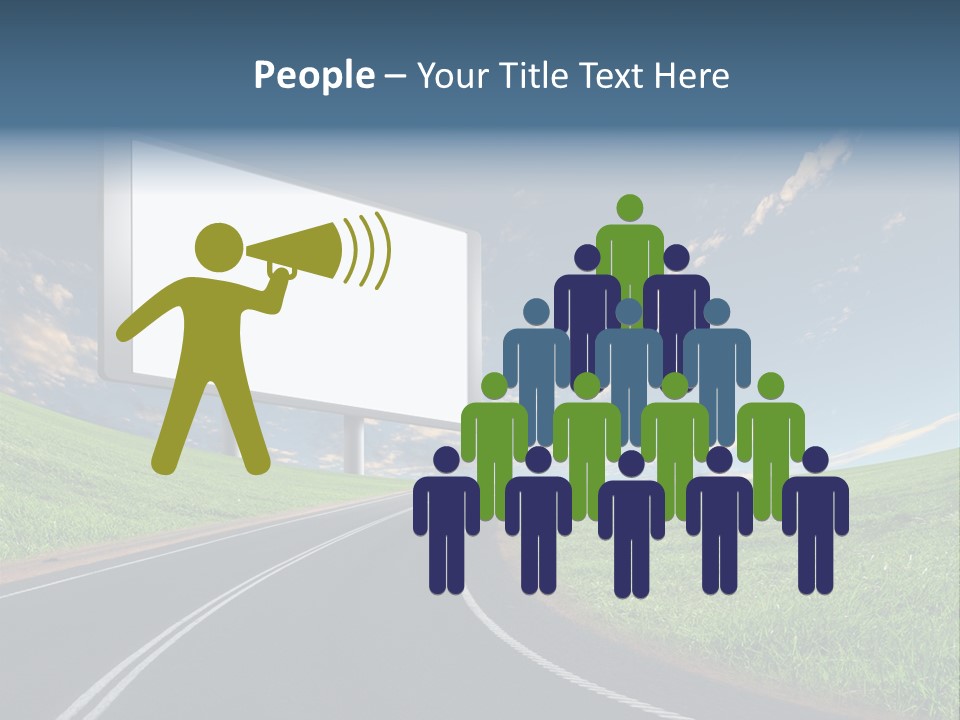 Advertisement Display Commercial PowerPoint Template