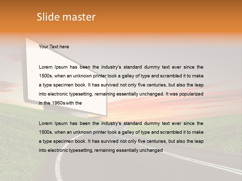 Empty Blank Clear PowerPoint Template