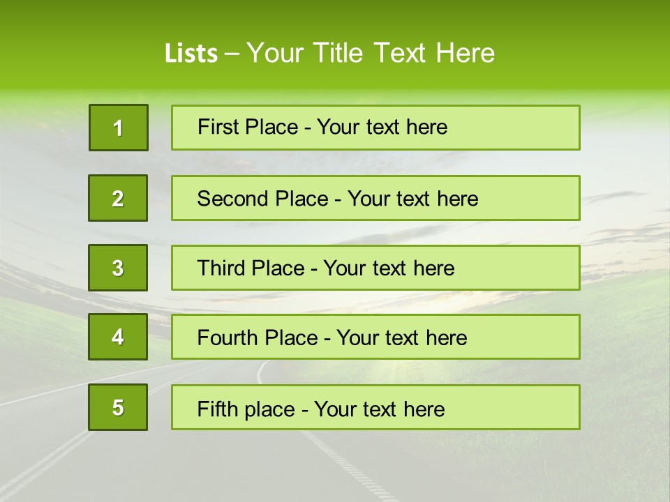 Scene Illustration Sky PowerPoint Template