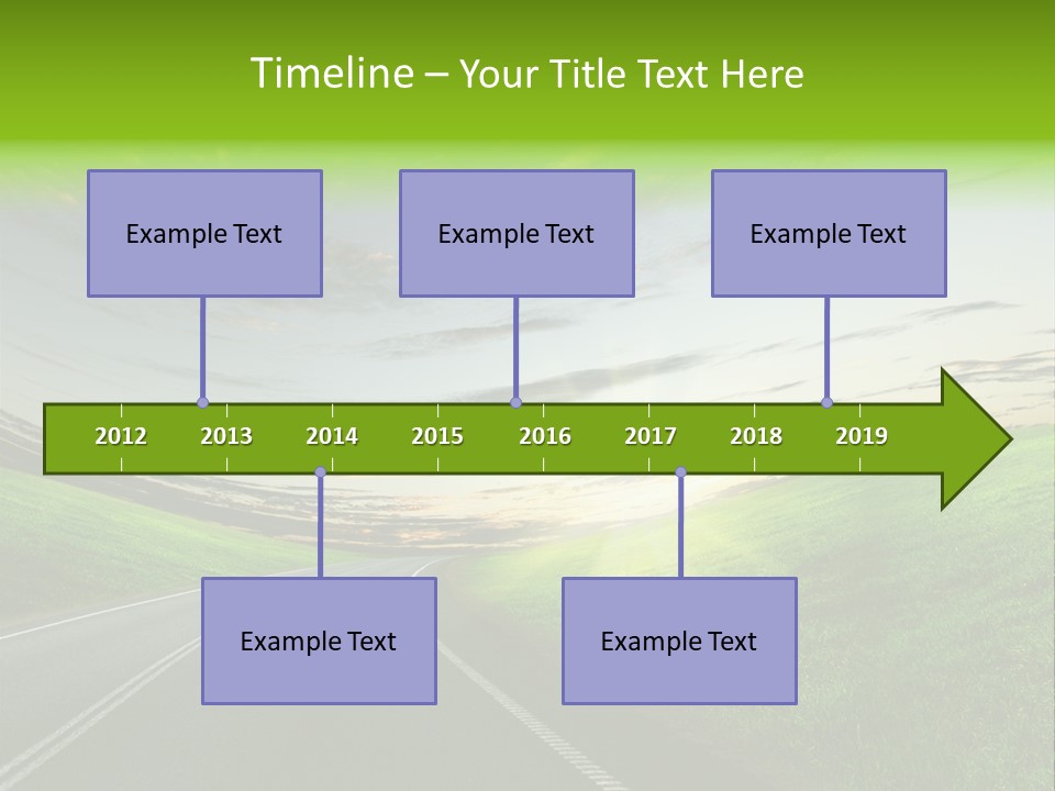 Scene Illustration Sky PowerPoint Template