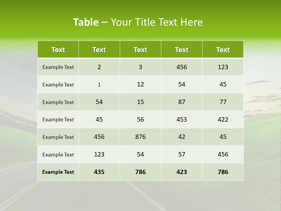 Scene Illustration Sky PowerPoint Template