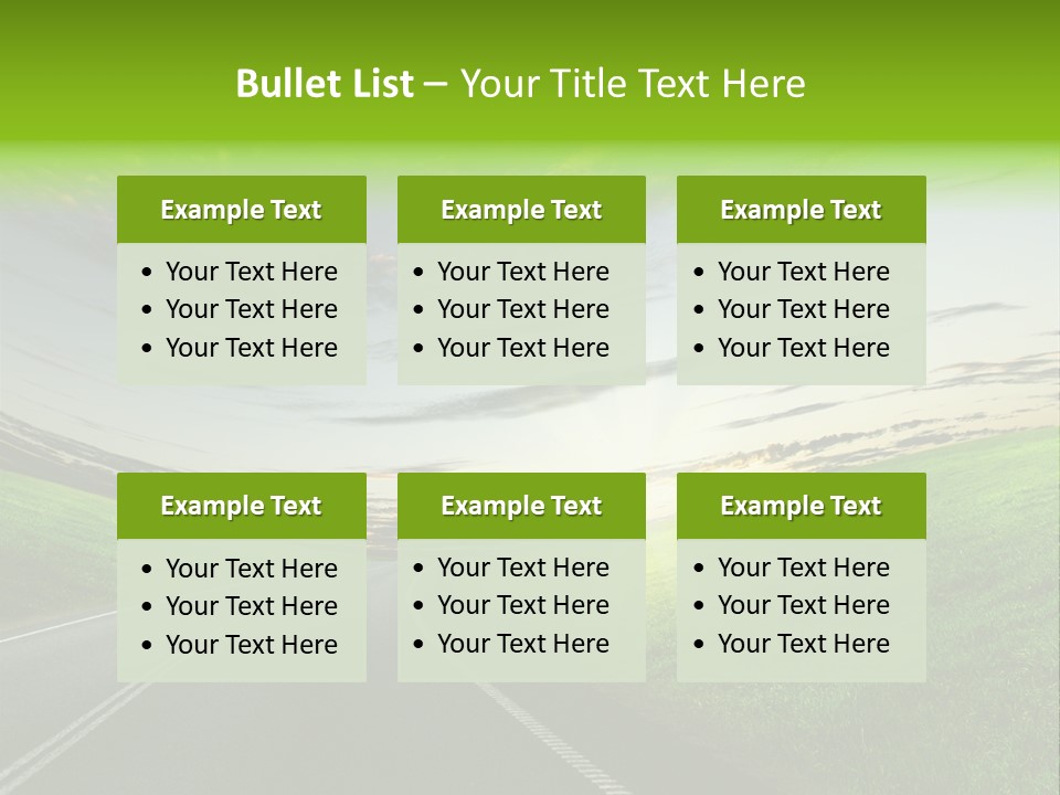 Scene Illustration Sky PowerPoint Template