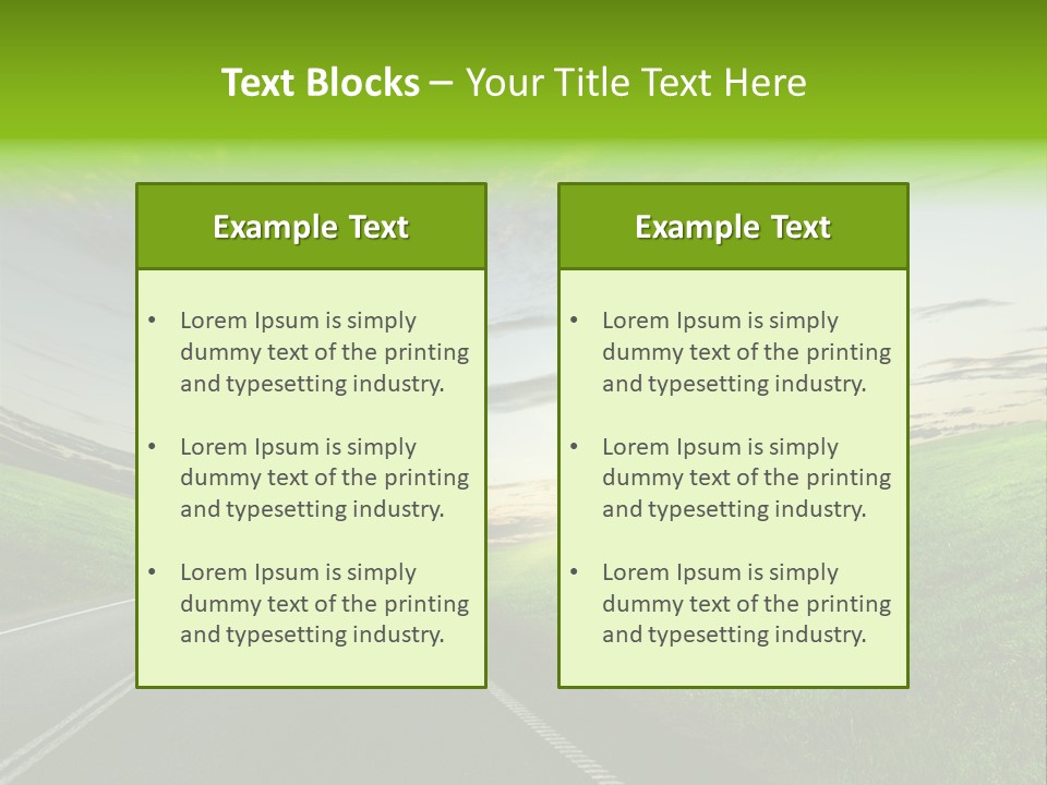 Scene Illustration Sky PowerPoint Template