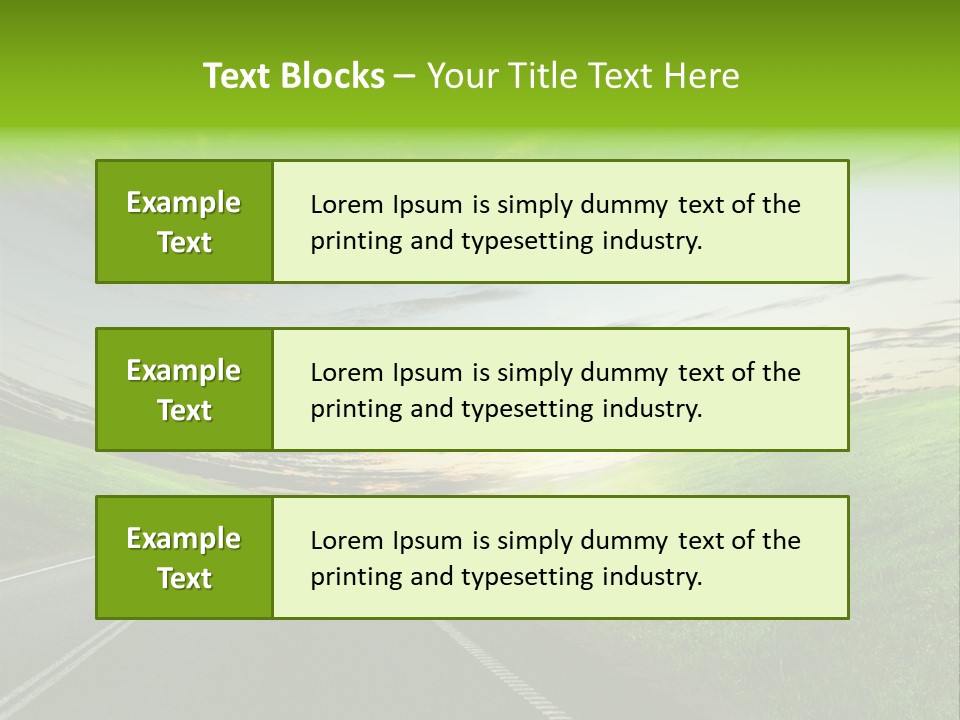 Scene Illustration Sky PowerPoint Template