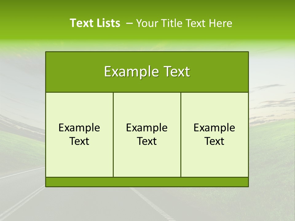 Scene Illustration Sky PowerPoint Template