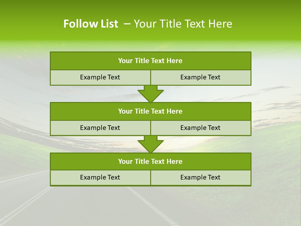 Scene Illustration Sky PowerPoint Template