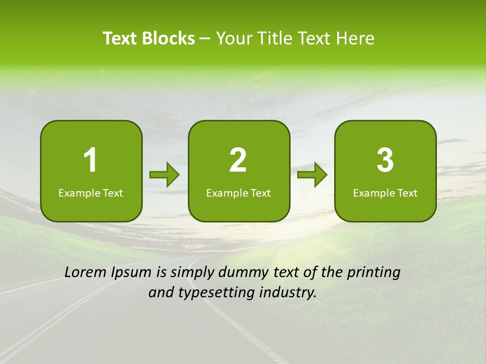Scene Illustration Sky PowerPoint Template