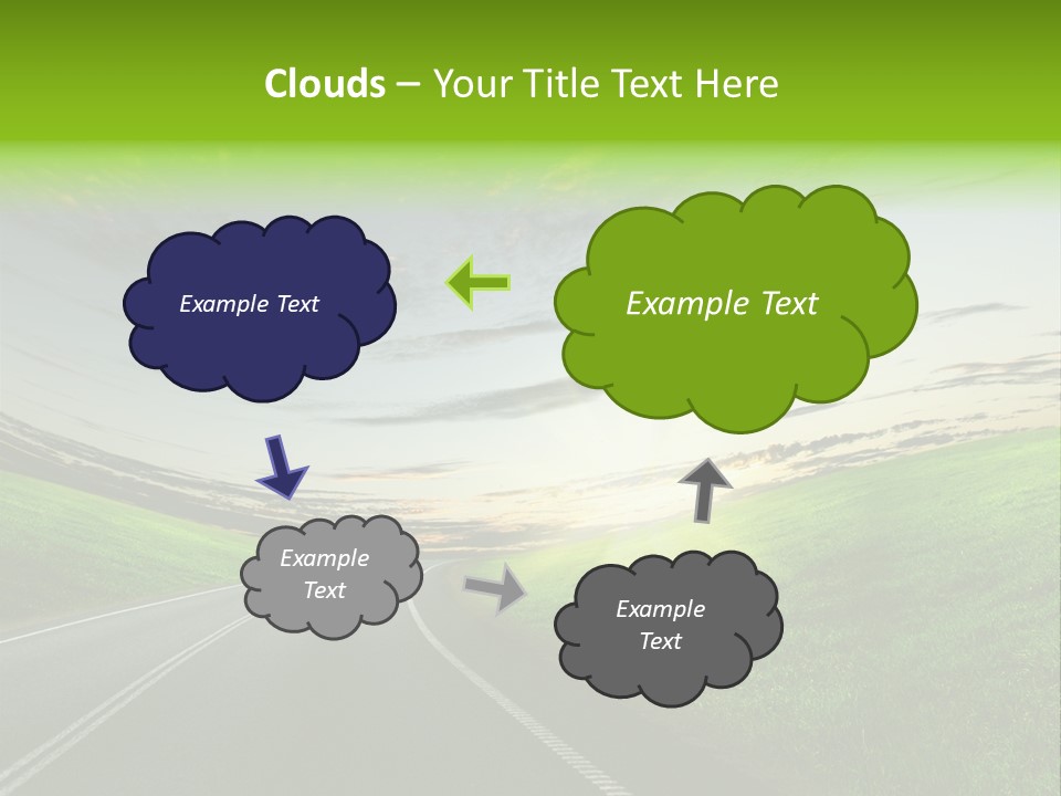 Scene Illustration Sky PowerPoint Template