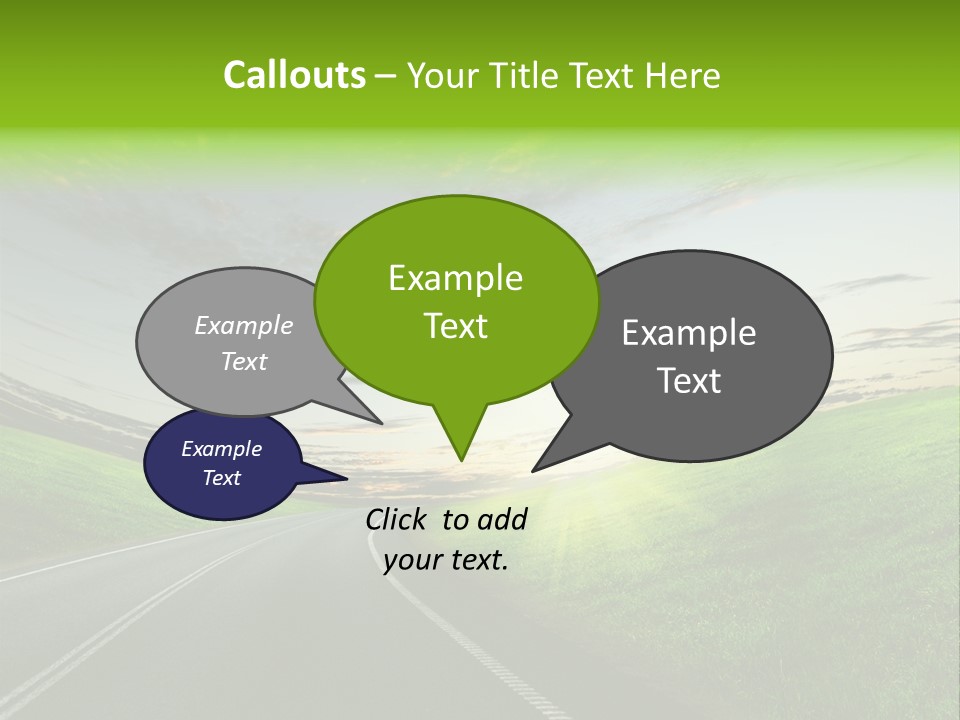 Scene Illustration Sky PowerPoint Template