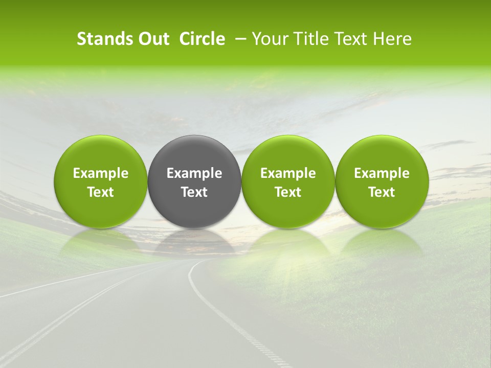 Scene Illustration Sky PowerPoint Template