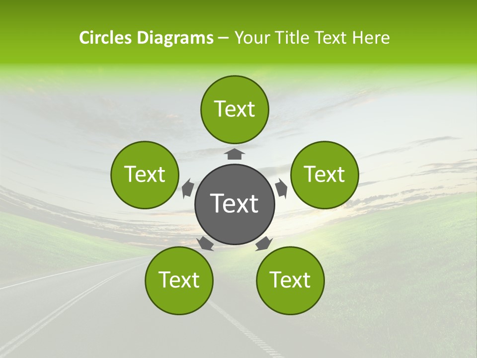 Scene Illustration Sky PowerPoint Template