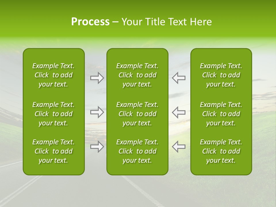 Scene Illustration Sky PowerPoint Template
