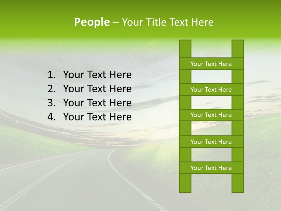Scene Illustration Sky PowerPoint Template