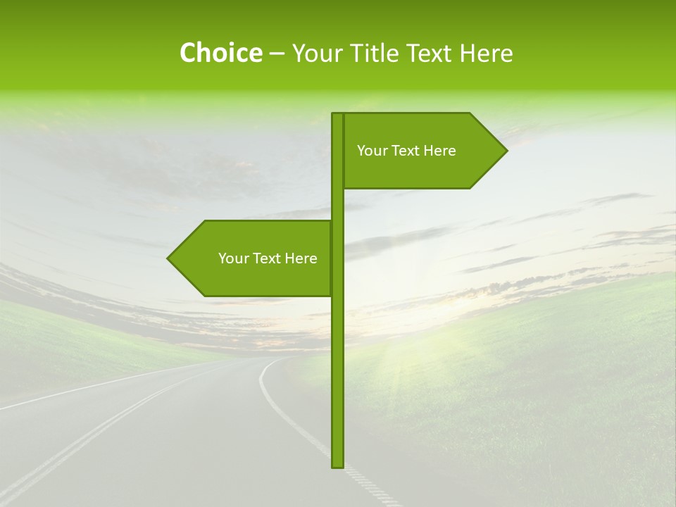 Scene Illustration Sky PowerPoint Template