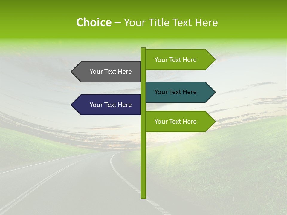 Scene Illustration Sky PowerPoint Template