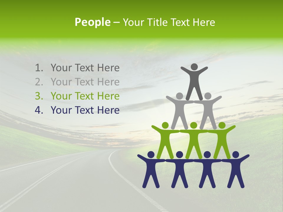 Scene Illustration Sky PowerPoint Template