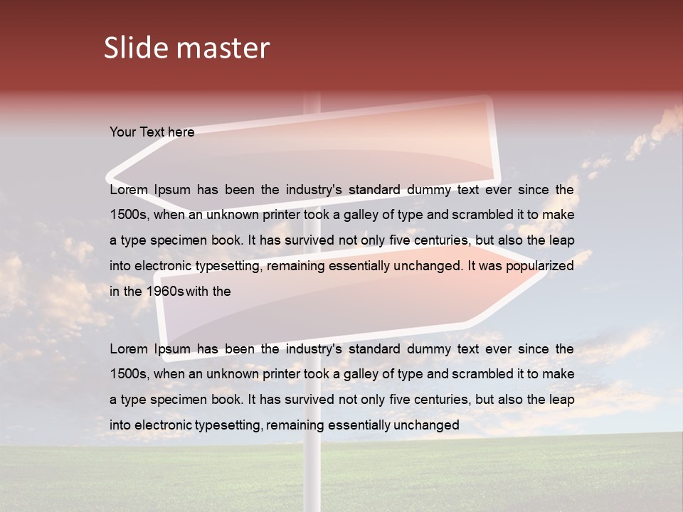 Indicator Conceptual Decision PowerPoint Template