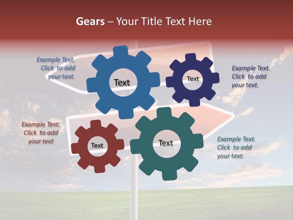 Indicator Conceptual Decision PowerPoint Template