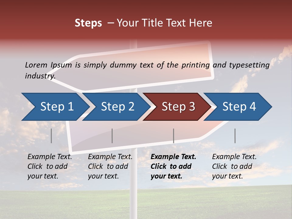 Indicator Conceptual Decision PowerPoint Template
