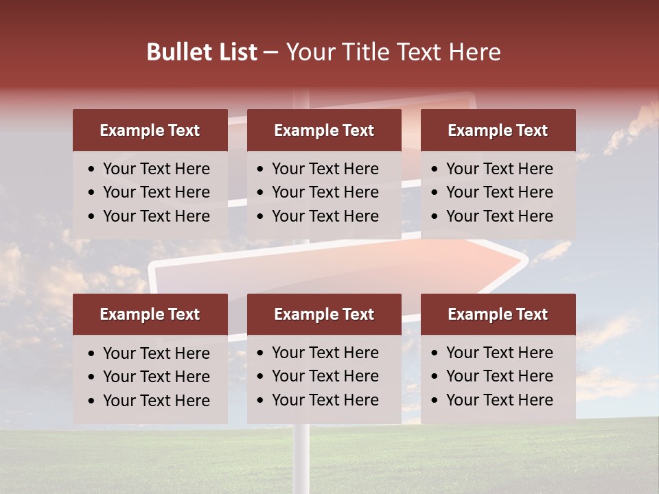 Indicator Conceptual Decision PowerPoint Template