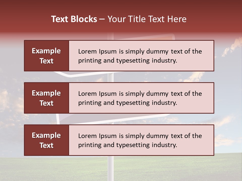 Indicator Conceptual Decision PowerPoint Template